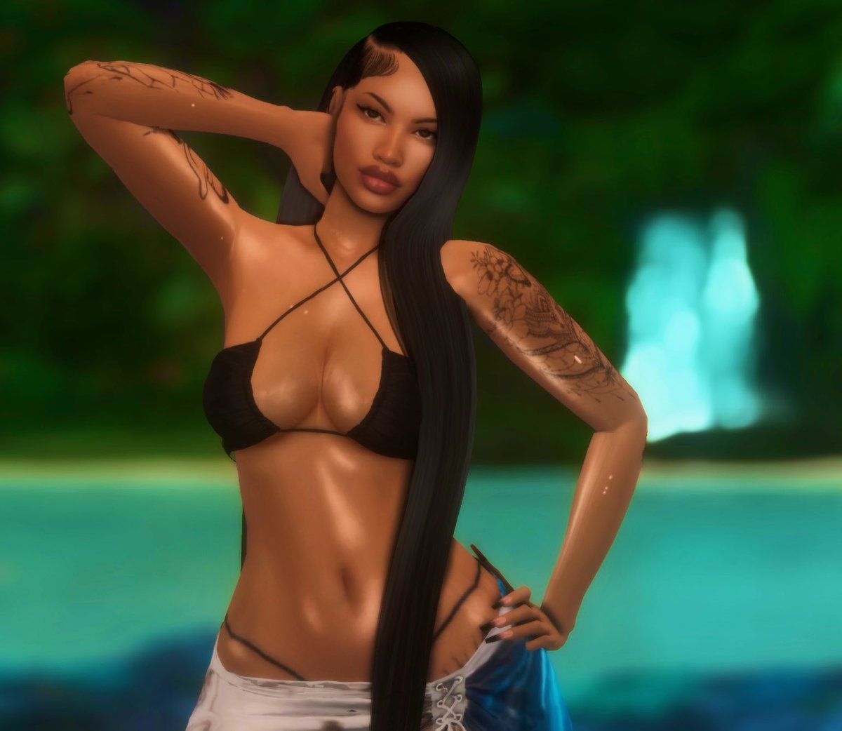 Roseethesimmer's tweet photo. Made a sim 😍❣️ #ShowUsYourSims #TheSims4 a https://t.co/L4KBelBzbs