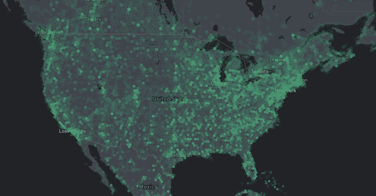 Another exciting update! We've just added over 2.5 million new lands across America that are now mappable and eligible for map2earn rewards! 🌎

To all our mappers: STAY TUNED! This month we'll be announcing some amazing new map2earn opportunities! 👀

Start mapping: