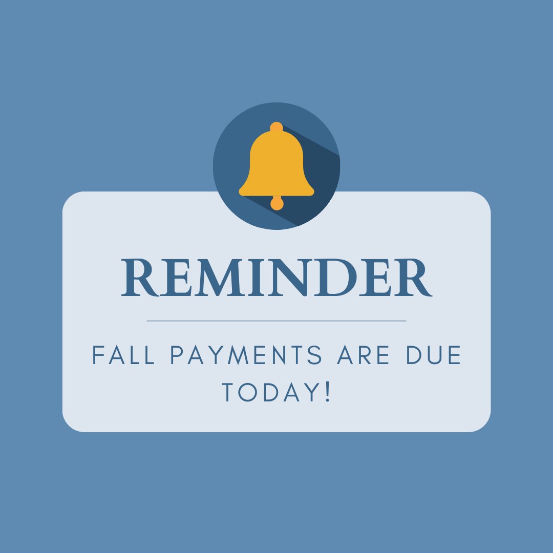 SamfordOneStop's tweet image. Today is the payment due date for the fall semester! If you have not yet signed up for a payment plan, fully secured loan funding, or made full payment by the end of the day, your fall registration may be cancelled.

Payments can be made online in the financial portal.