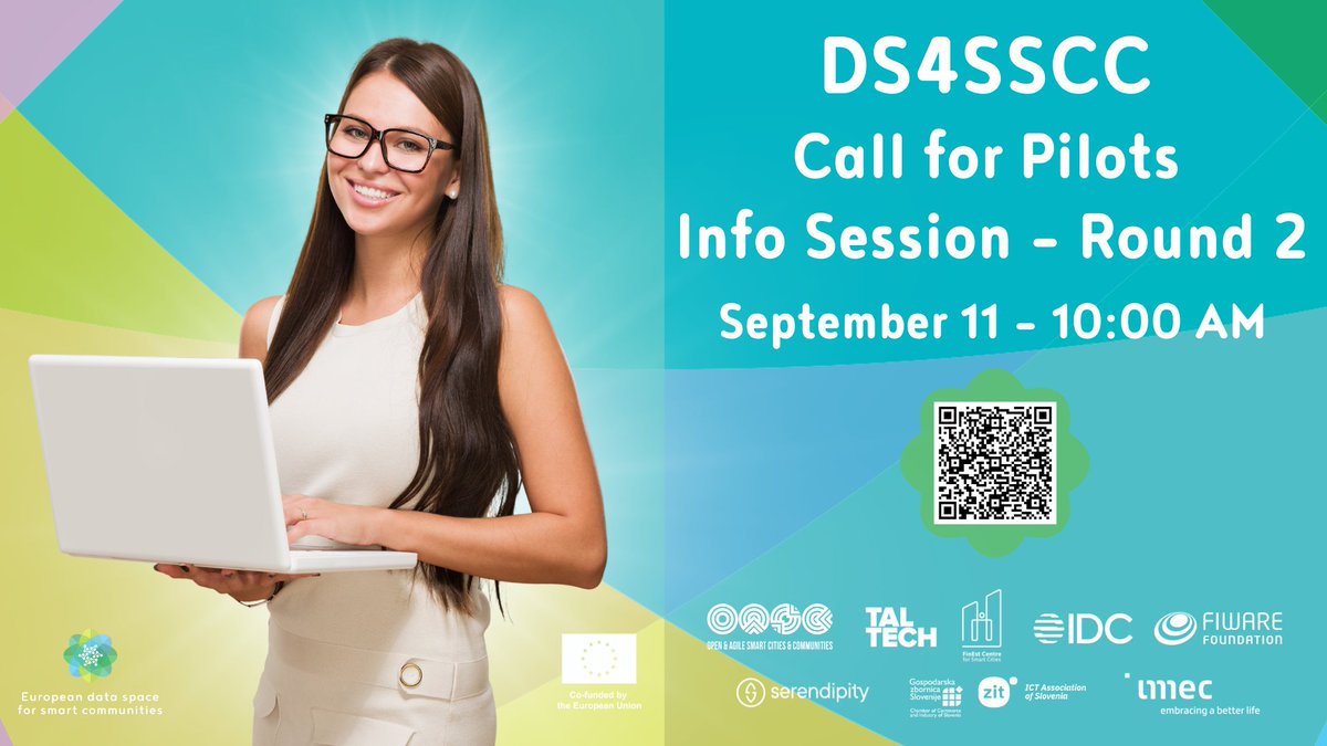 ds4sscc's tweet image. 🚀 Join our Round 2 Info Session on Sept 11, 10-11 AM CET! Learn about the DS4SSCC-DEP Call for Pilots & how to apply. Unlock data's value for Europe's future! 🌍🔗 Register: events.teams.microsoft.com/event/f74f66d4… #SmartCommunities #DataInnovation