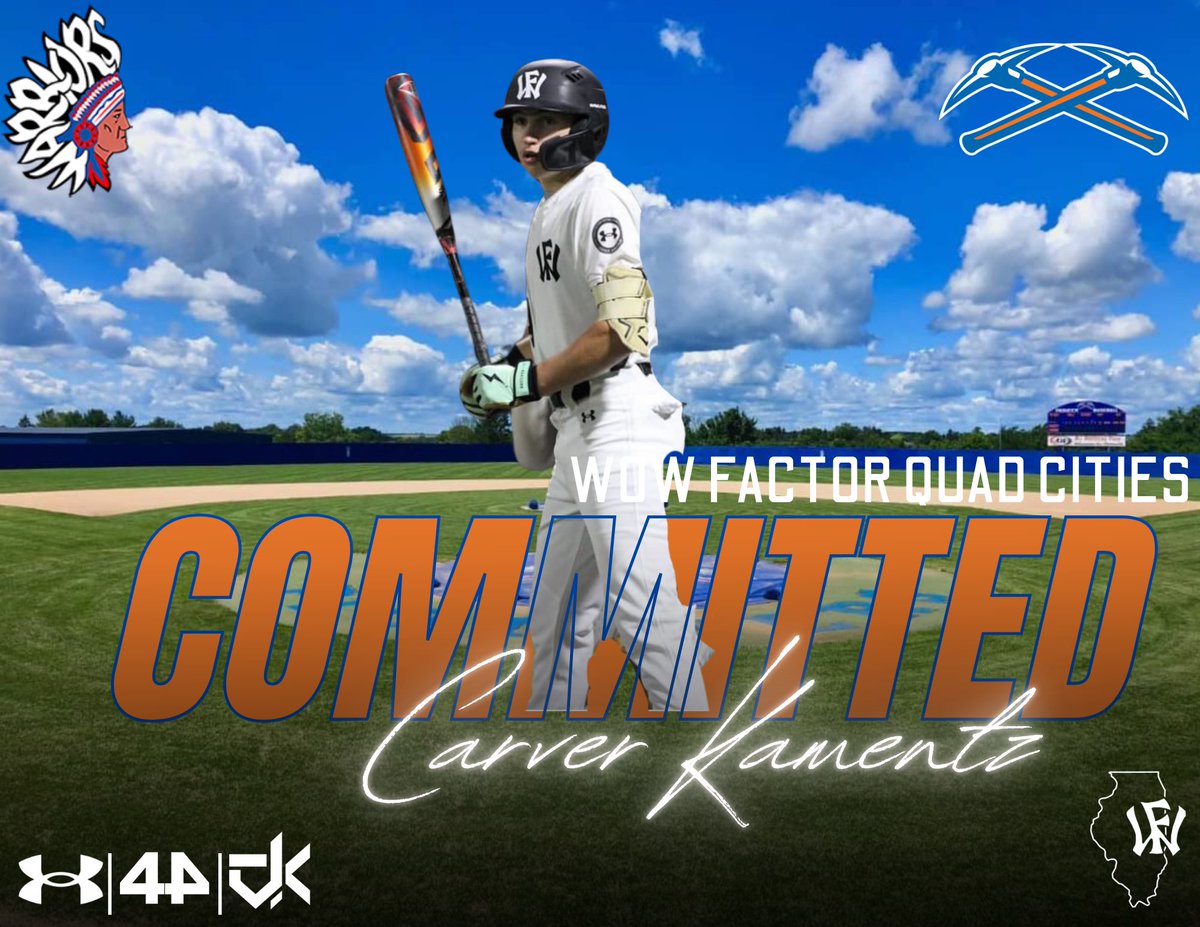 Congratulations to 2025 Wow Factor Quad City player <a href="/CarverKamentz/">Carver Kamentz</a> (<a href="/EDubBaseball/">Warrior Baseball</a>) on his commitment to <a href="/UWPlattBaseball/">UW-Platteville Baseball</a>‼️ <a href="/WFNorthNational/">Wow Factor National-North</a>  <a href="/WowFactorNation/">Wow Factor Baseball</a> @MichaelBhurst