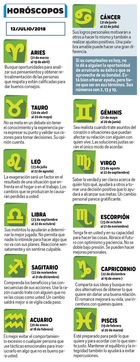 Horoscopos (@horoscopos21) on Twitter photo 