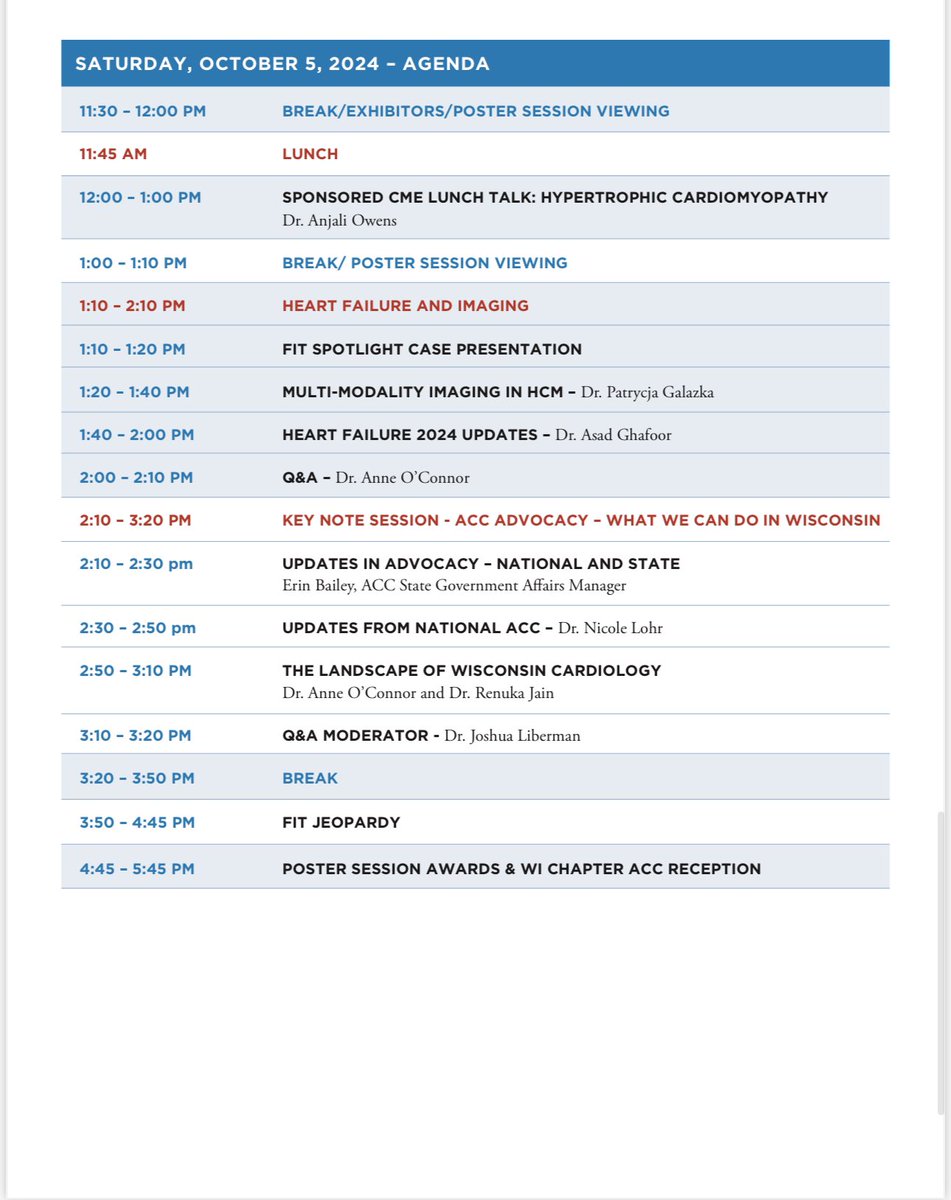 Renu (@renujain19) on Twitter photo <a href="/WisconsinACC/">WisconsinACC</a> Annual Chapter Meeting 2024. New this year - Fellows Jeopardy in person! Please come cheer your team as they compete to represent the state in National ACC 📣❤️ <a href="/WisconsinACC/">WisconsinACC</a> Annual Chapter Meeting 2024. New this year - Fellows Jeopardy in person! Please come cheer your team as they compete to represent the state in National ACC 📣❤️