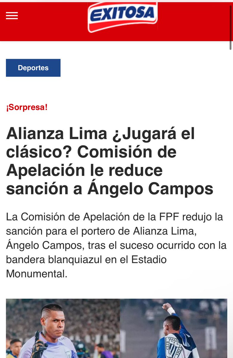 Se viene el siguiente cuento:
“La comisión de apelaciones son hinchas de la U”

Sigan palteando 🤡