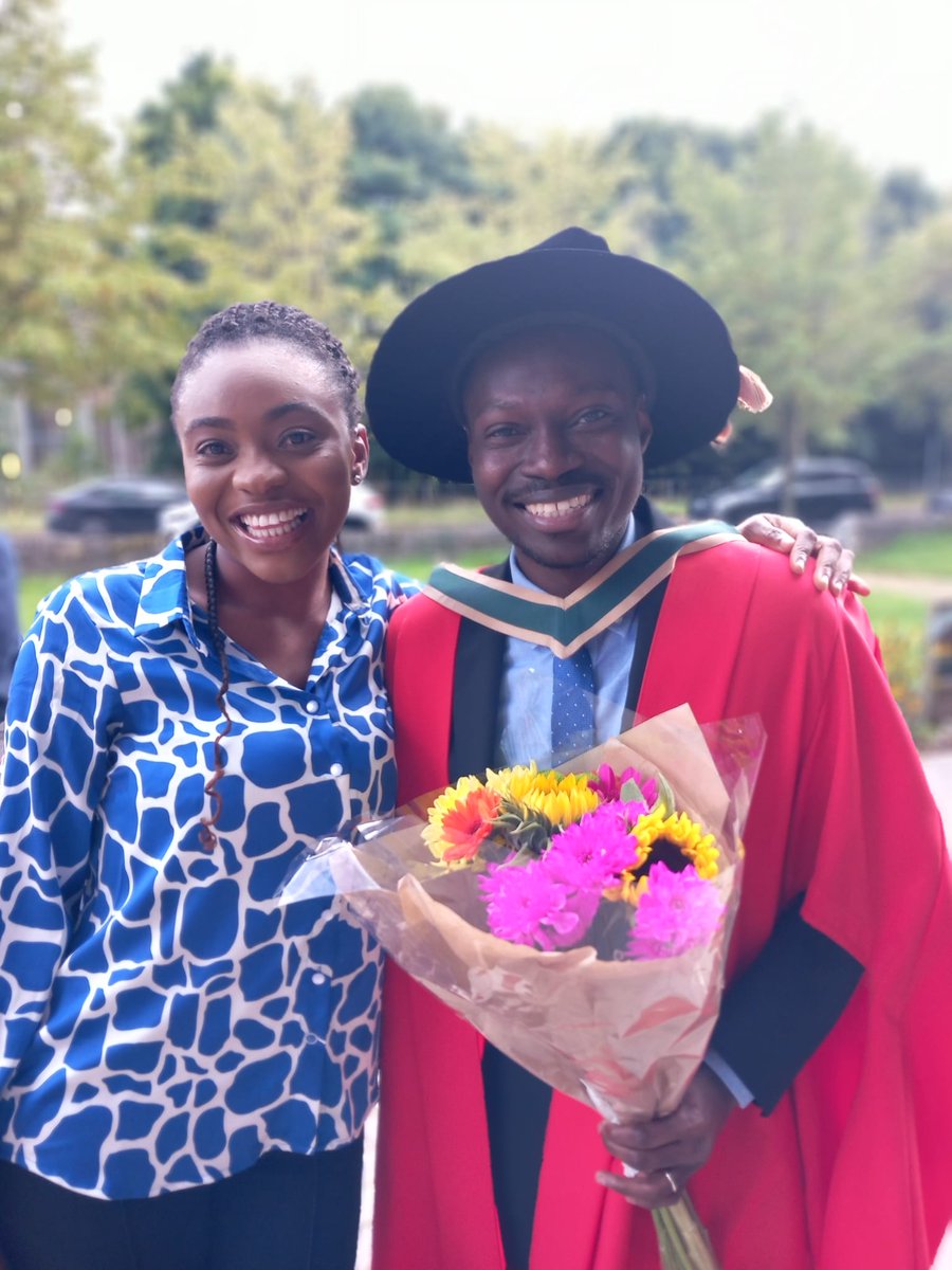 Congratulations to Dr Bernard Essel on his graduation today!  Enjoy the celebrations with Araba and Conor and your friends, it is very well deserved!  #PhDLife #Graduation