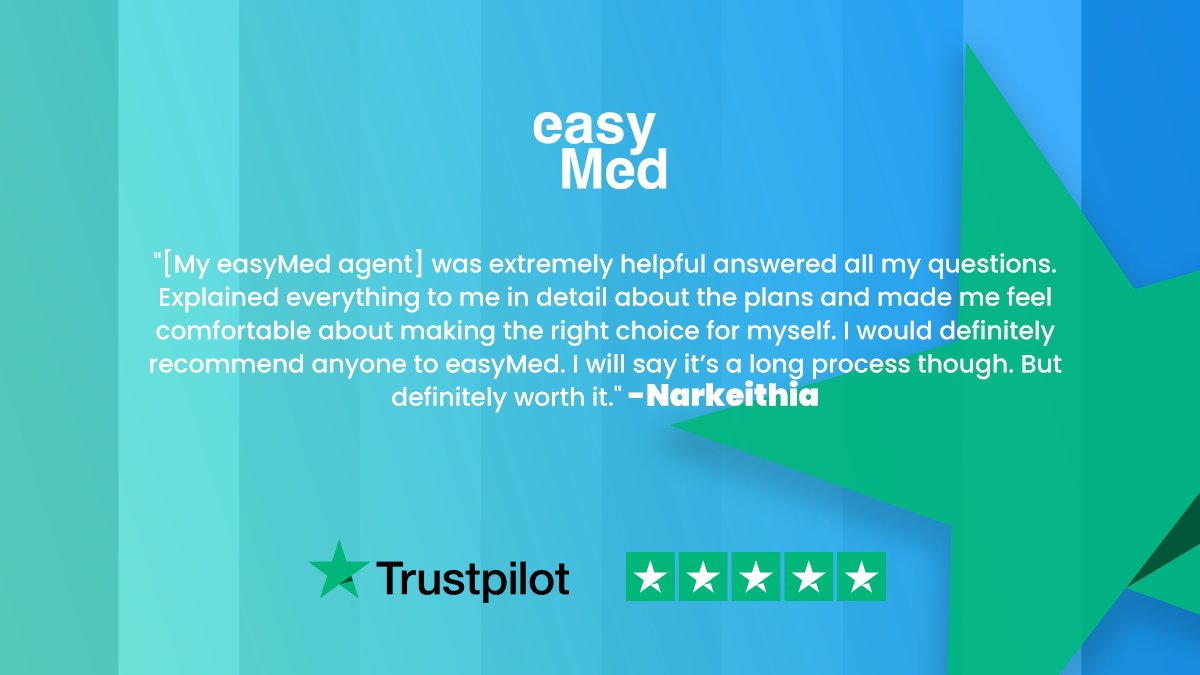 easymed_us's tweet photo. Get a free quote from an easyMed licensed agent today! 
Click: https://t.co/NgUZZRmbWc
OR 
Call: 1-855-816-1239 / TTY 711 https://t.co/bWr5lbhJVj