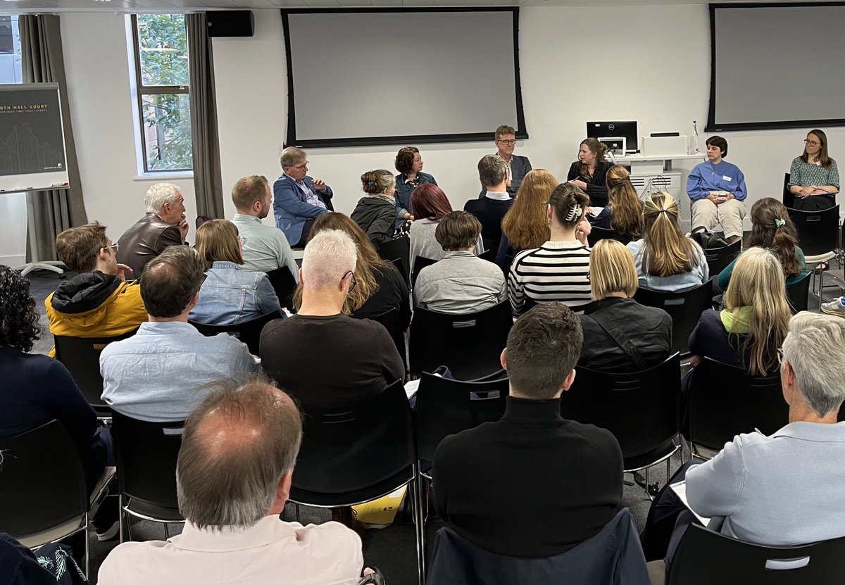 Whither German Studies? Peter Davies (AGS/Edinburgh), Emma Cayley (UFCL/Leeds), Jürgen Barkhoff (Trinity College Dublin), Lou Schlagheck (ECA/PGR rep, Manchester), Sally Conroy (Cardinal Newman College &amp; GIMAGINE)
discuss The Futures of German Studies in the final panel of day 2