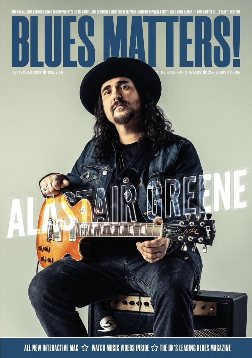 Thank you <a href="/BluesMattersMag/">Blues Matters</a>  🙌🏼🎸🎵 read it here:
bluesmatters.com/current-issue

<a href="/RufRecords/">Ruf Records</a> <a href="/BluesBrat/">BratGirlmedia</a>