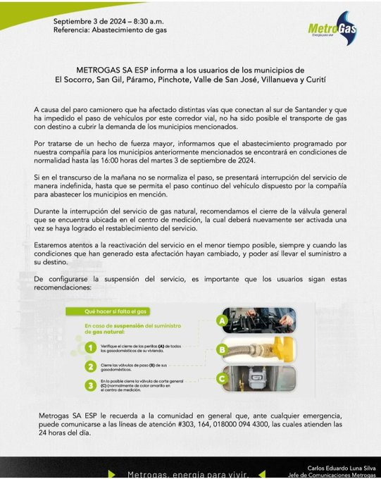BLUSantanderes's tweet photo. #Atención Desde las 4:00 de la tarde de este martes podría presentarse un desabastecimiento de gas en siete municipios de Santander por los bloqueos que realizan camioneros en la vía Bucaramanga - San Gil #VocesySonidos https://t.co/UPk0N2jETW