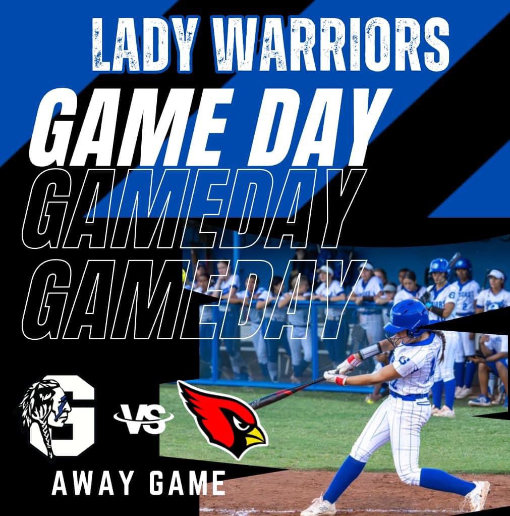 Your Lady Warriors will be on the road to Collinsville to play the Lady Cardinals. Good luck and safe travels. 

⏰Game time 5PM
📍2400 W Broadway, Collinsville, OK 74021