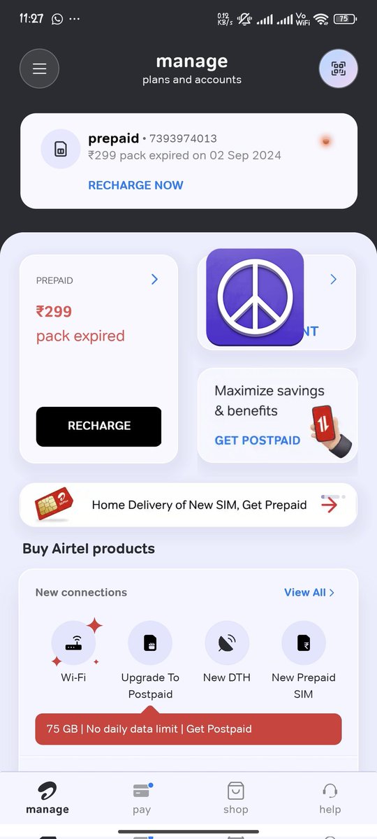 beingpavitra_'s tweet photo. Dear @airtelindia @Airtel_Presence 

I completed my recharge via UPI at 11:15 am and it is still not processed yet. 

What's wrong with Airtel? 
Could you please explain what's exactly going on and when it will be processed? 

@airtelindia @Airtel_Presence @TRAI https://t.co/H9WdaPbPY0