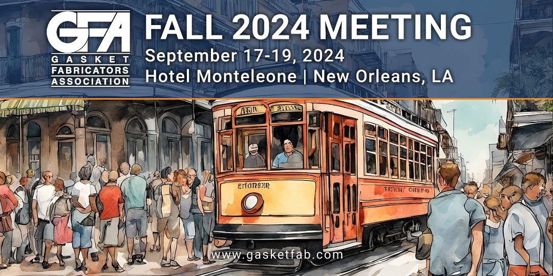 Join us at the GFA Fall 2024 Meeting on September 17-19, 2024, at the iconic Hotel Monteleone in New Orleans! Highlights include the Supplier Expo, technical and business presentations, and discussion forums. Don't miss out on this incredible opportunity!
gasketfab.com/events/fall-20…