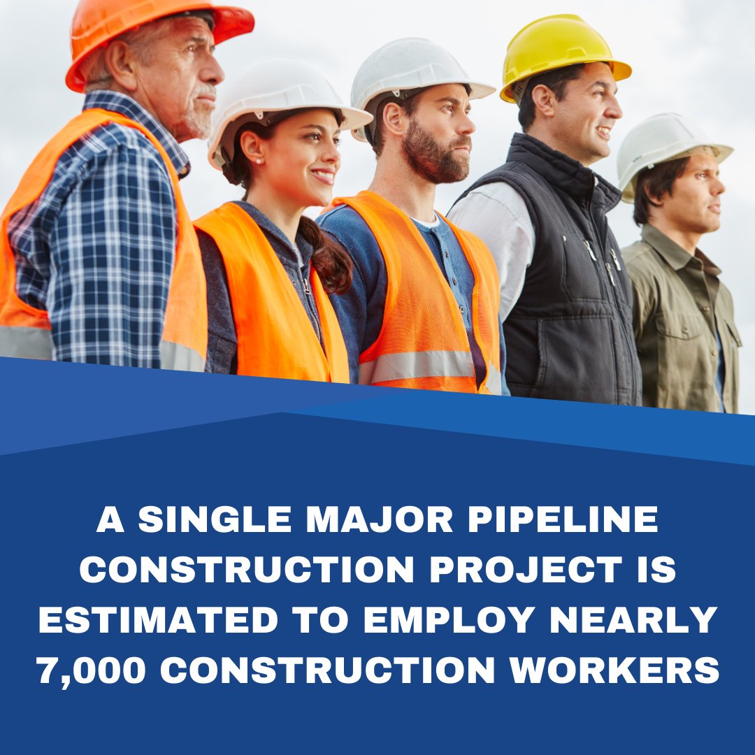TexasPipelines's tweet image. Pipeline projects offer good-paying #jobs that can support a family. The median hourly wage for a #pipeline construction trades worker is $30.03 per hour. Pipelayers specifically make on average $30.51 an hour. #economy #energy #natgas #Texas #txlege #family