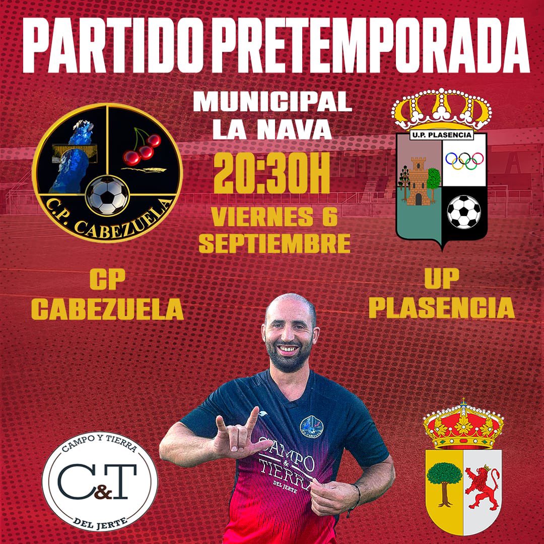 Empezamos septiembre jugando en casa, el viernes a las 20:30 horas, contra la UPP. ✌🏻⚽️