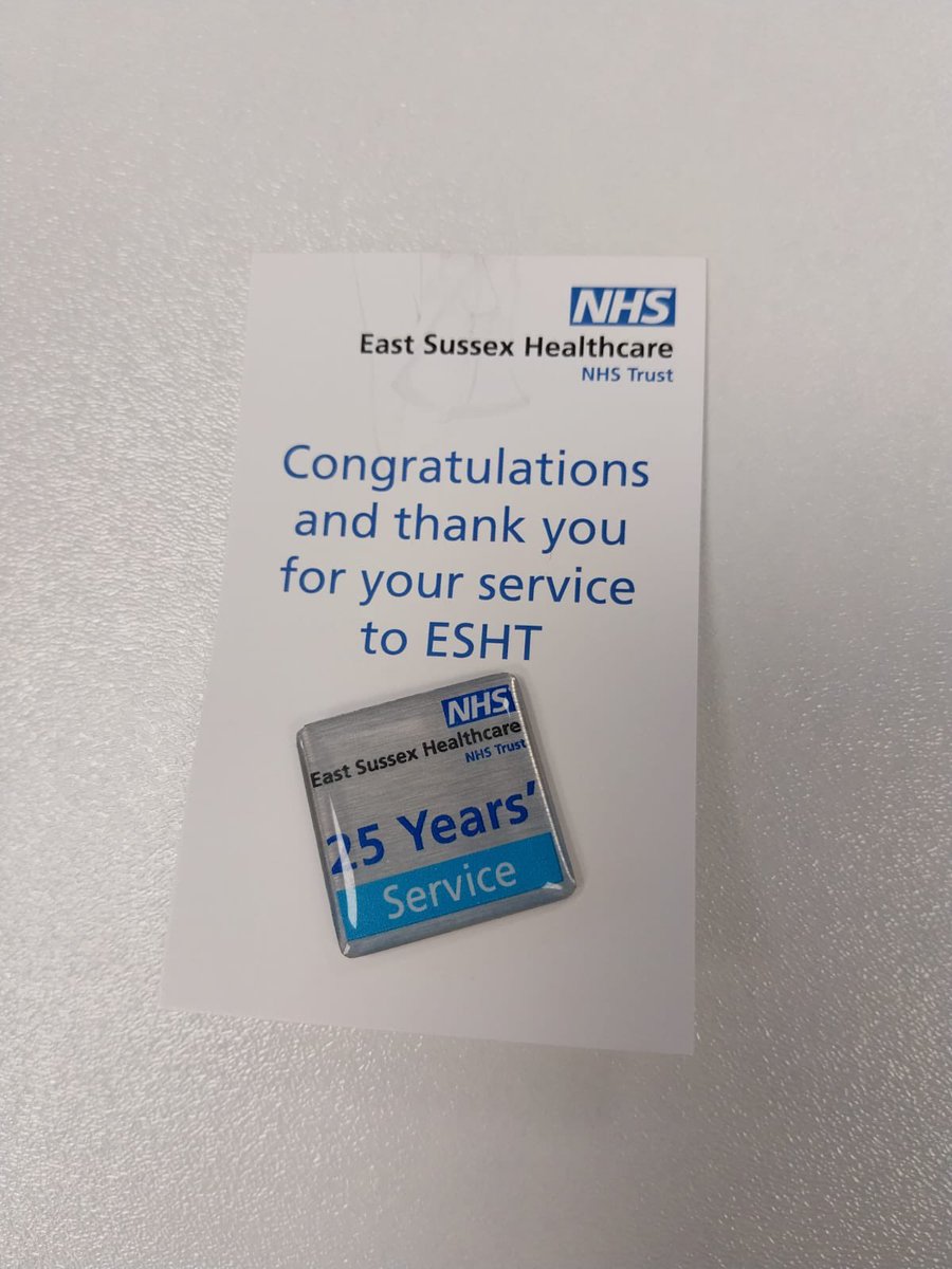 Congratulations to Anna on 25 years service with ESHT! Anna is one of our fantastic ENPs and is also our Lead Nurse for Paediatrics in ED EDGH. We are very grateful for her many years of service to our ED and to ESHT <a href="/ESHTNHS/">East Sussex Healthcare NHS Trust</a> <a href="/ESHT_people/">ESHT Engagement & Wellbeing</a>