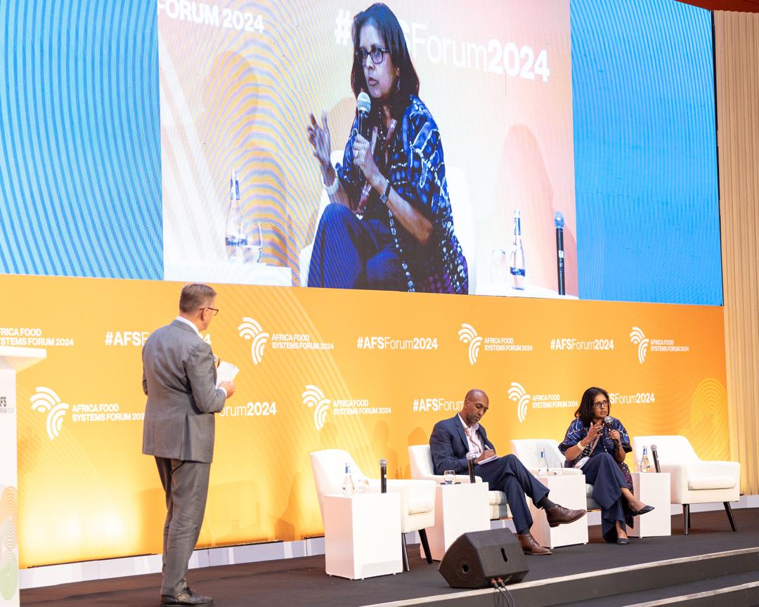 Heifer_Africa's tweet image. A powerful close to day 2 at #AFSForum2024!

&quot;Innovative financing can drive tech integration in Africa’s agriculture, accelerating food systems transformation.&quot; - Surita Sandosham, President &amp;amp; CEO, @Heifer, during the CEO Forum Fireside Chat  #HeiferAfrica #HeiferAtAFS2024