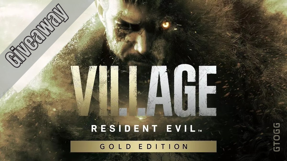 Hi everyone, we're back with another Gleam giveaway: this time, we'll be giving away a Steam copy of RESIDENT EVIL VILLAGE: Gold Edition!

✅ Visit our giveaway page to find out how to enter:
gleam.io/kUjxR/gtogg-pr…

The Gold Edition includes both the base game and the Winters'