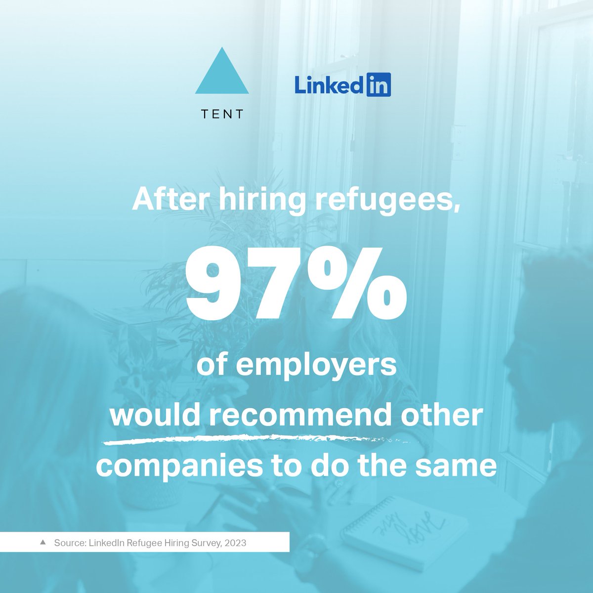 #DYK - The vast majority of  #refugees have essential skills, yet they are often overlooked because they lack traditional credentials.

By focusing on skills rather than degrees, #companies can tap into an often overlooked talent pool, enhance workforce diversity, and drive