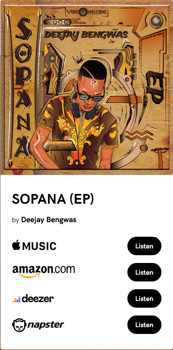 Deejay Bengwas Official  is excited to announce the release of their new EP, “SOPANA EP,” which will be available  on all major streaming platforms soon. .Pre-Saves
push.fm/fl/hbKg3SMj
BUY HERE: deejaybengwas.bandcamp.com/album/sopana-ep
Release Date: 20/09/2024