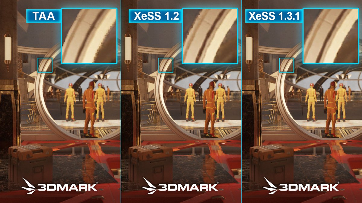 UL_Benchmarks's tweet image. Try out the latest version of Intel XeSS in the #3DMark Intel XeSS feature test!

Developed with input from @IntelGaming for a best-practice implementation, find out how XeSS 1.3.1 could improve your gaming performance! 

s.ul.com/3XwbAqN