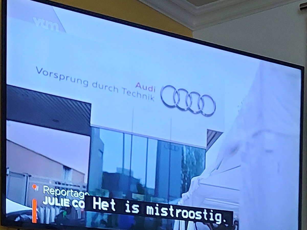 Grumpy19570920's tweet photo. waar zit @alexanderdecroo 🤪🤪 #vtmnieuws #terzaketv #audibrussel #dweil https://t.co/5fmGdFch58