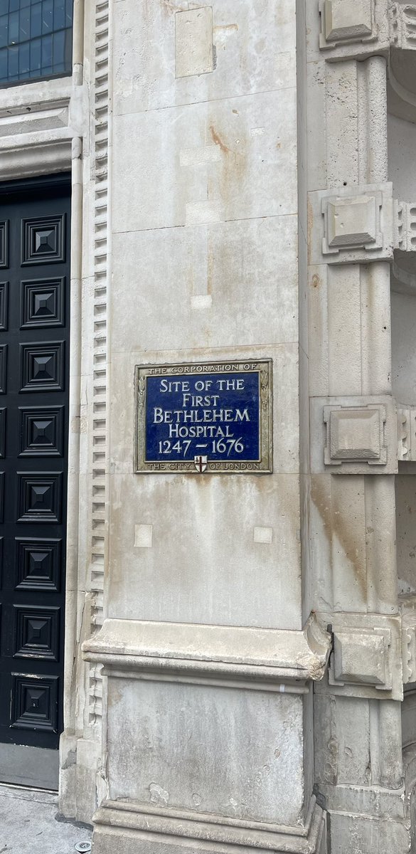 David Bradley (@ceo_davidb) on Twitter photo Walking past Liverpool Street station today I saw this sign. Now known as Bethlem Royal Hospital - all part of the rich history of <a href="/MaudsleyNHS/">NHS Maudsley</a> Walking past Liverpool Street station today I saw this sign. Now known as Bethlem Royal Hospital - all part of the rich history of <a href="/MaudsleyNHS/">NHS Maudsley</a>