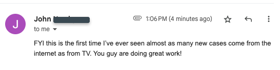 DigiticSEO's tweet image. Love getting feedback like this from one of our new clients 💪