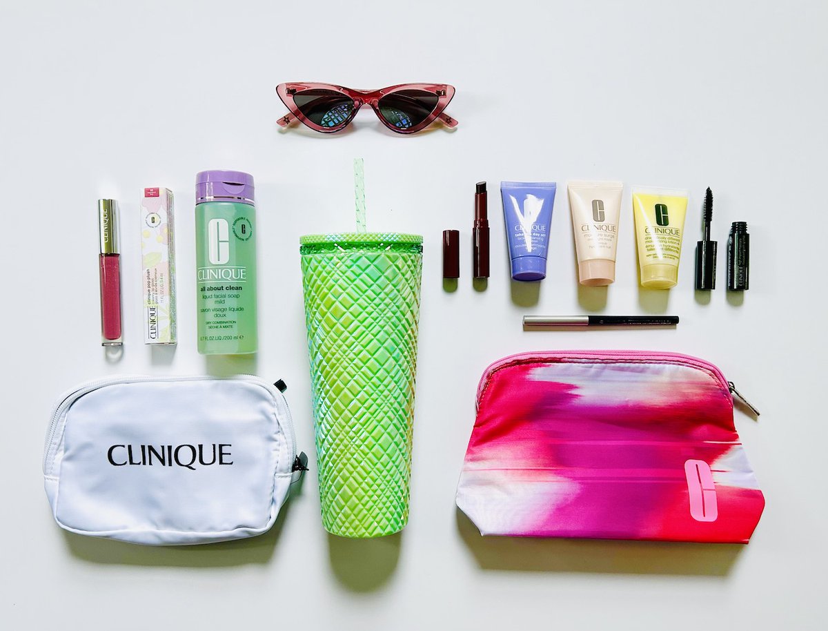 Here’s my #WeLoveCliniqueWeek TwitterX Party GRAND PRIZE Giveaway. To enter, follow <a href="/davelackie/">dave lackie</a> &amp; RT (ends 09/04) #win It includes the Fall GWP at The Bay, Pop Plush Lip Gloss, Clinique Water bottle and more. (Gwp details here: bit.ly/3Tdlknb ) Good luck to all!