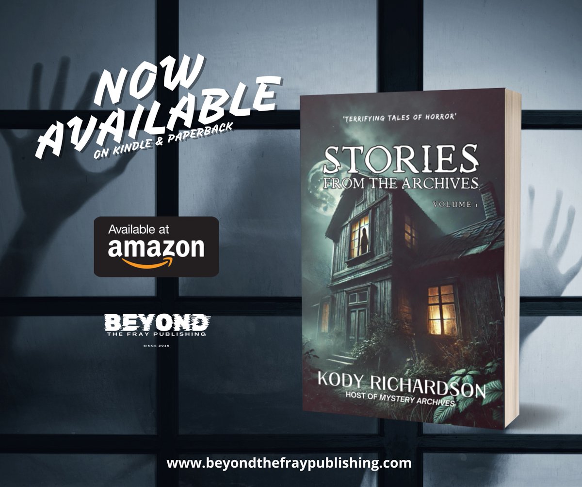 Stories From The Archives: Volume 1 by Kody Richardson of <a href="/archives_yt/">Mystery Archives</a> is officially out!

This is a spine-tingling collection that blurs the line between fact and fiction, pulling you into a world where the unexplained reigns supreme.

Pick up here: amzn.to/3X8BXS9