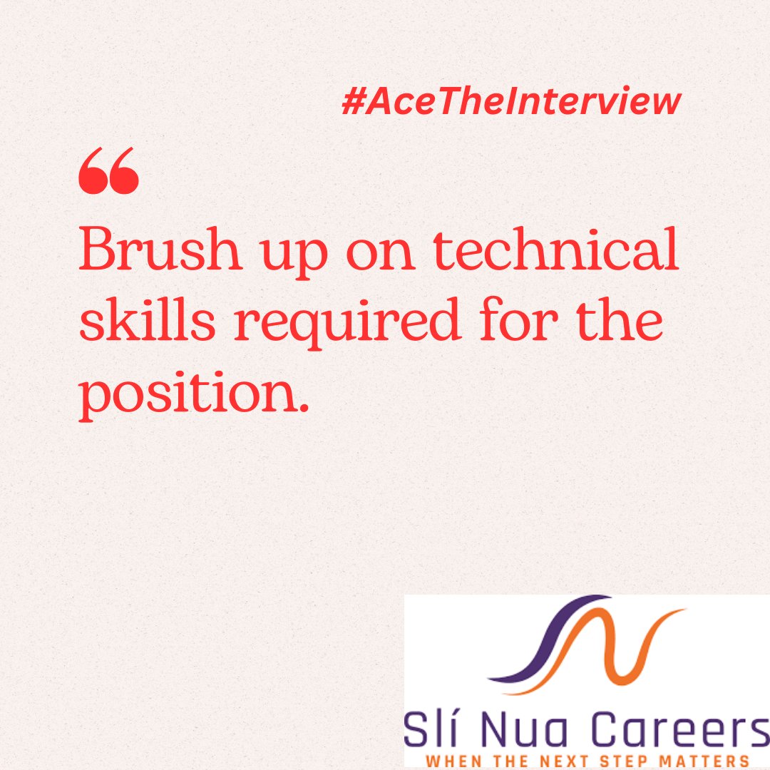 SliNuaCareers's tweet image. Before your interview, take time to refresh your technical skills. 

Whether it&apos;s coding, software, or industry-specific tools, being sharp and up-to-date shows you&apos;re ready to hit the ground running. 

Confidence comes from preparation. 

#AceTheInterview #CareerTips