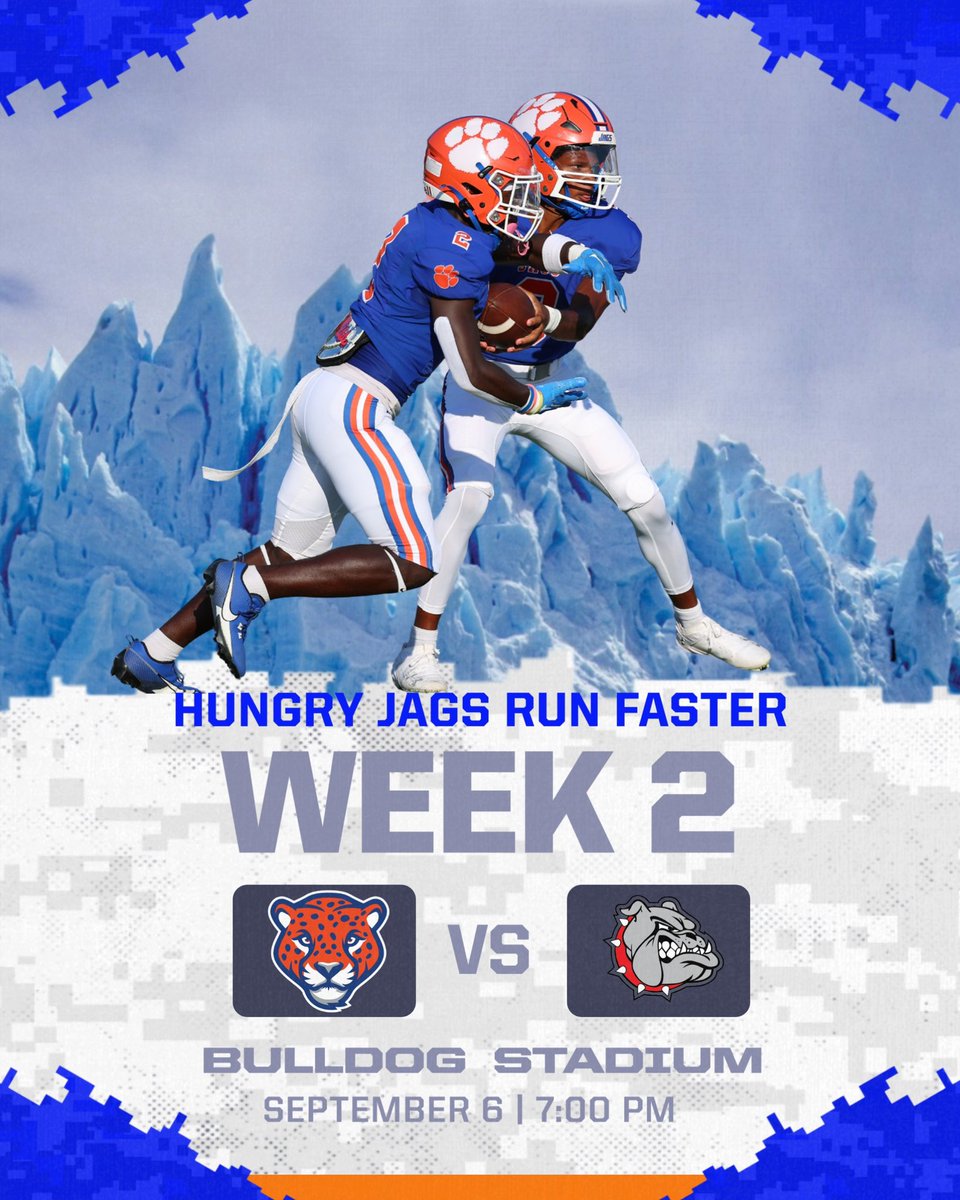 Week 2
🆚 Brandon
🗓 Friday, Sept. 6
🕰 7 p.m.
🏟 Bulldog Stadium
📍 Brandon, MS