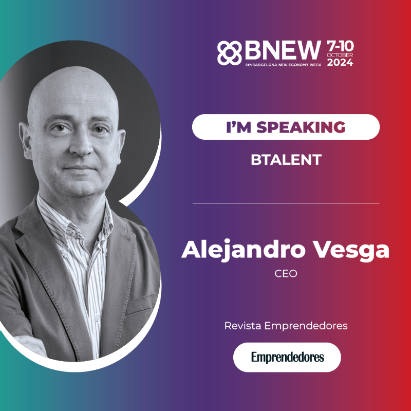 BnewWeek's tweet photo. ¡Seguimos con la difusión de ponentes de #BTALENT! Tendremos el placer de contar con AlejandroVesga (@Emprendedores), Arol Viñolas(https://t.co/3vPAKlUUDM), @IreTarradellas (@ImpactHubBCN), Santi Molins (@talent_fy), Ana Garcia (@economistescat), Fernando Casado (@InclimoFund).