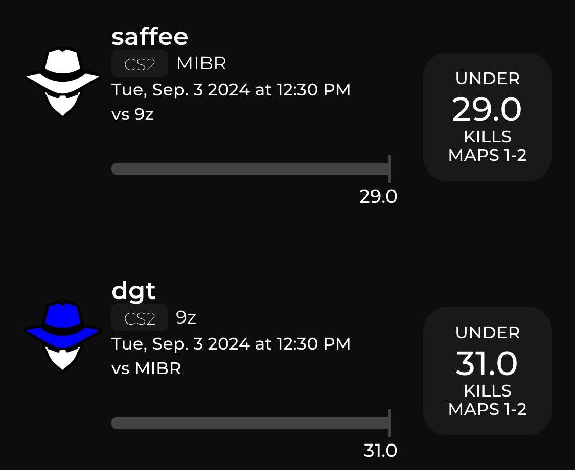 U1timateDFS's tweet image. Little CS2 Afternoon Gamestack on @AgentPicksGG 

Locks in 18 minutes 🚨

Can also run it on PrizePicks as the lines are the same. 

Both these guys have not been in form, numbers drop massively on LAN. Expecting at least 1 blowout map. 

Use code ULT!

 #eSports #GambingTwitter…