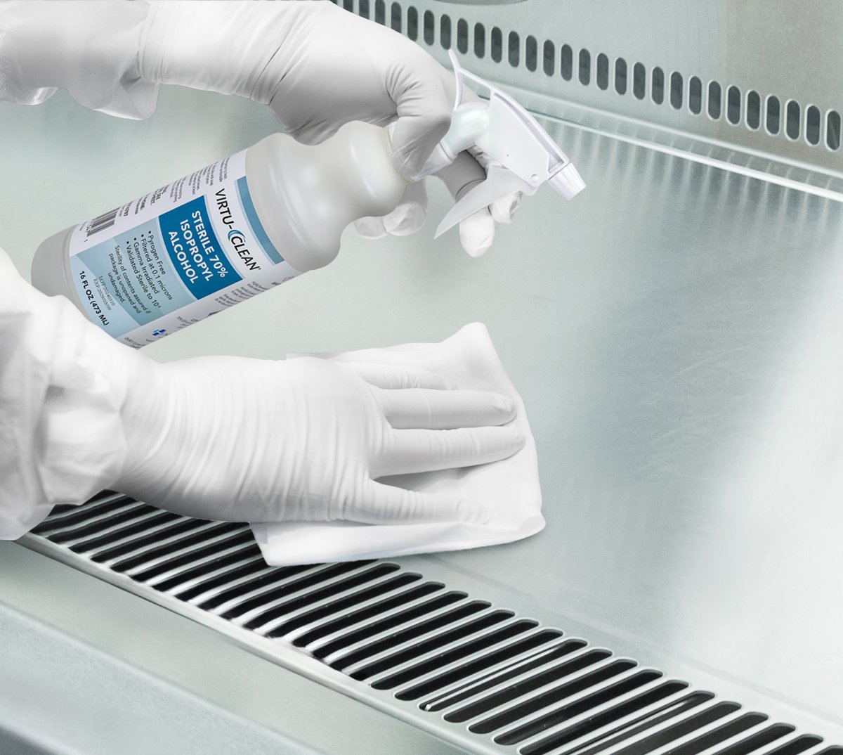 HTConversions's tweet image. 🆕 Now Available: Virtu-Clean™ Sterile 70% Isopropyl Alcohol! This essential cleaning solution is ISO Class 5 cleanroom compatible and USP &amp;lt;797&amp;gt; and USP &amp;lt;800&amp;gt; compliant. Request a quote today: zurl.co/lC7x

 #SterileSolutions #ContaminationControl #IsopropylAlcohol