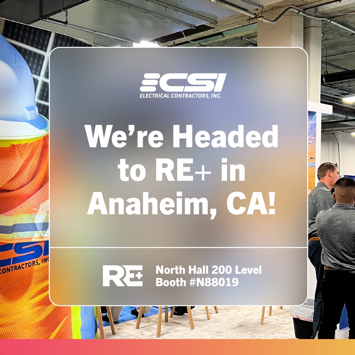 csielectric's tweet photo. The countdown is on! Next week, we'll be at RE+, North America's largest clean energy event, at the Anaheim Convention Center. Swing by Booth #N88019 to say hello, meet our team, &amp; learn more about what CSI has been up to. Spoiler alert - it's really cool.
#REPlus24 https://t.co/mK0nIf7Tyv