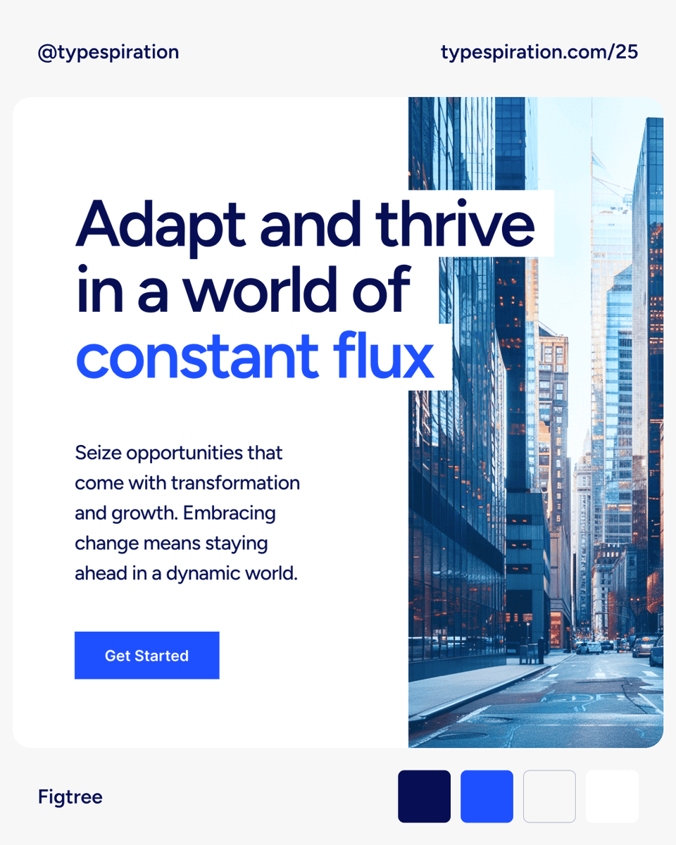 typespiration's tweet photo. This week's design features a minimalistic aesthetic with a focus on a single font, Figtree, complemented by a sleek blue and white color palette.

Get your hex codes and FREE #figma file here: https://t.co/2TeNkpN7AH

#webdesign #minimalism #typography #design https://t.co/63Lr10uhxO