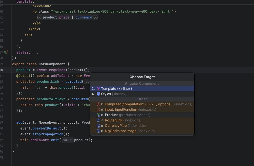 niklas_wortmann's tweet image. I am never going back to separate HTML and CSS files for Angular, now that I know that jump to related file (Ctrl - Command - Arrow up) also works for inline components 😍