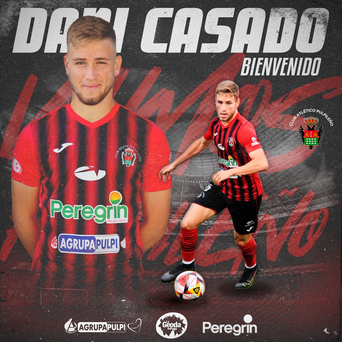 pulpileatletico's tweet photo. ℹ️ 𝐎𝐅𝐈𝐂𝐈𝐀𝐋 | Dani Casado

✍🏻 El centrocampista, Dani Casado, aportará su calidad y control a nuestra sala de máquinas 🚀

¡Bienvenido, @danicasado8! 🍀

#VamosPulpileño 🔴⚫️ https://t.co/DE16csIZKC