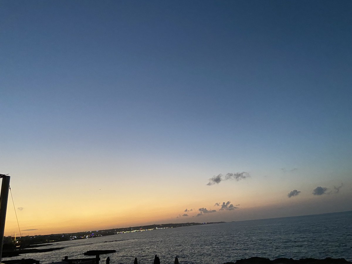 Kreta  
Zonsondergang 19:20 
Uitzicht vanop een boot 
#vrtweer