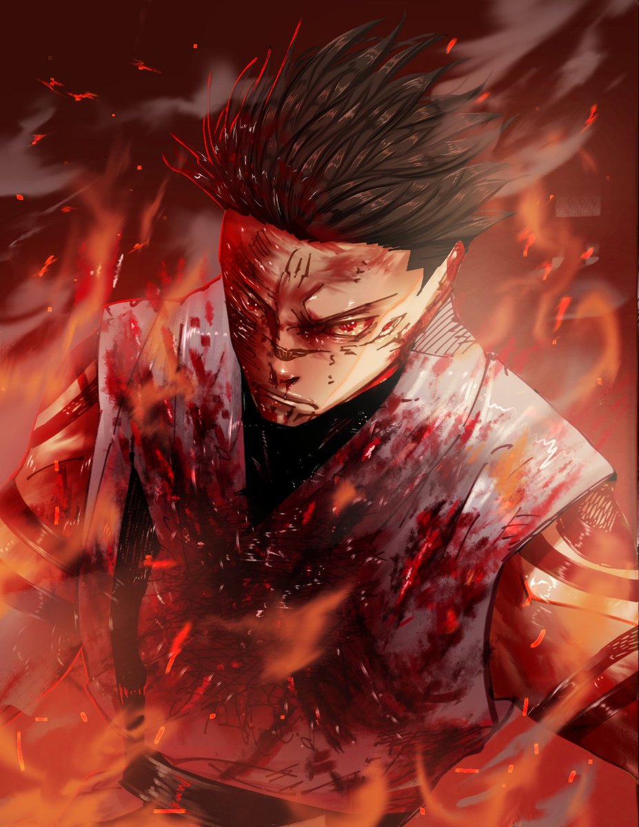 Void_Art01's tweet photo. A King in Fear 

#JujutsuKaisen https://t.co/tzLIt5lM7O