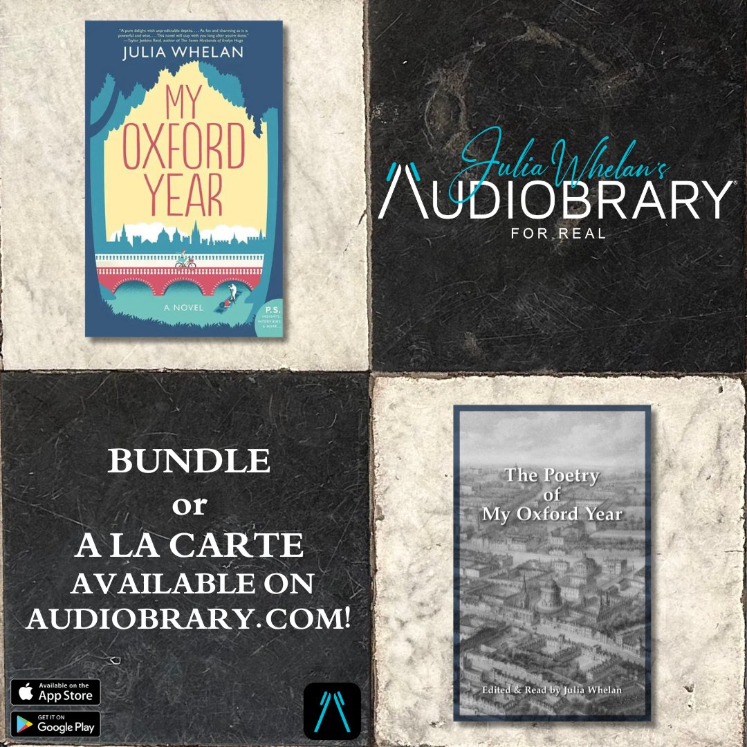 justjuliawhelan's tweet photo. Bundled or a la carte, you can’t go wrong with My Oxford Year and its poetic soulmate. Available on @justjuliahelan's https://t.co/ZSYd1TF4mi - link in bio! #audiobrary #juliawhelan #myoxfordyear #poetry #netflix #audiobook #read 📖 https://t.co/vIku45FTeN