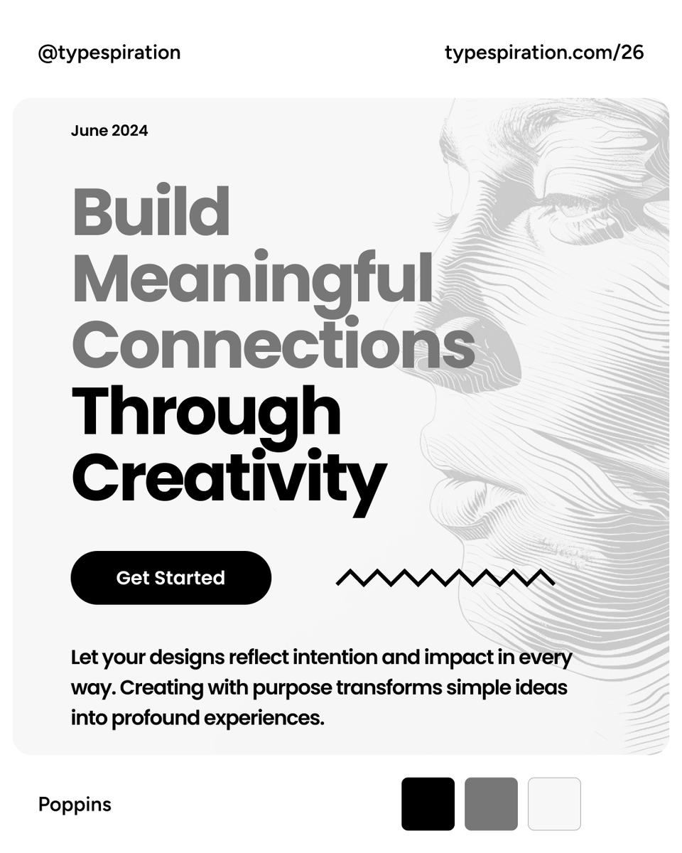 typespiration's tweet photo. This week's design features a bold and minimalistic aesthetic with high-contrast colors.

Get your hex codes and FREE #figma file here: https://t.co/OP9Ss6byzG

#webdesign #minimalism #typography #designinspiration https://t.co/IqKQKqu8uv