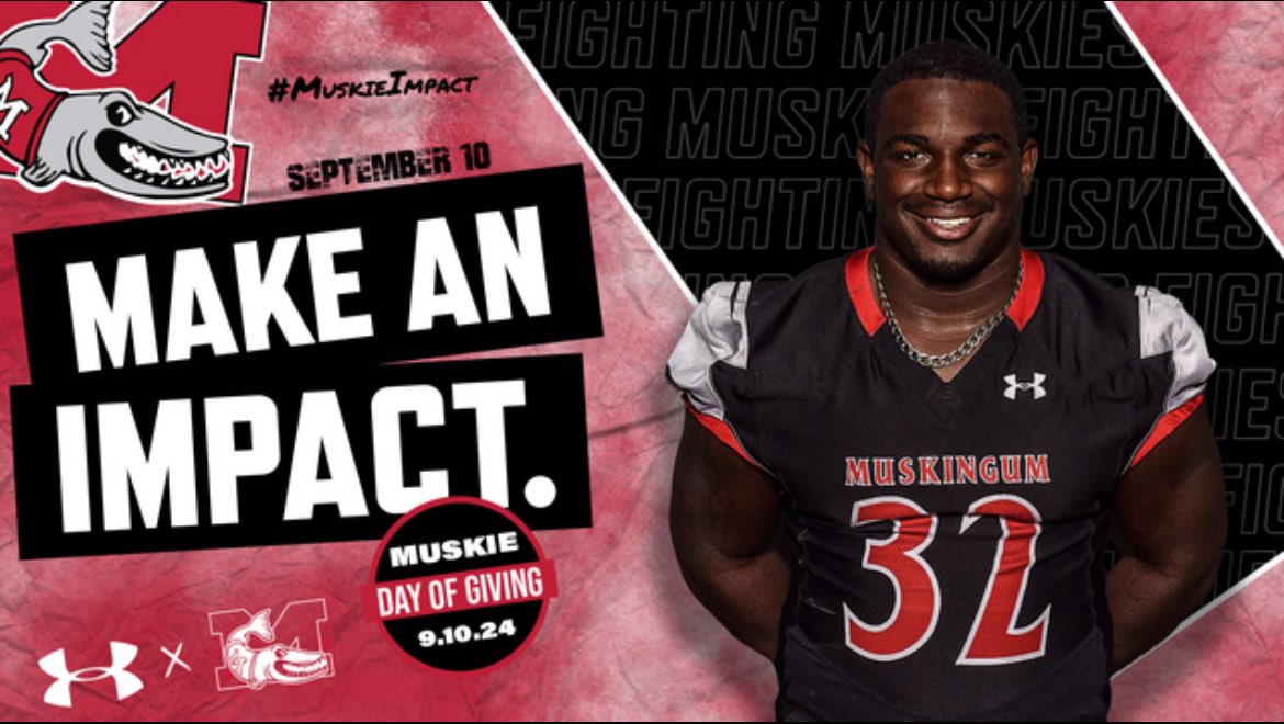 1 week until our Athletic Day of Giving! Come make an impact!! #ADOG #DefendTheM 

giving.muskingum.edu/athletics-day-…