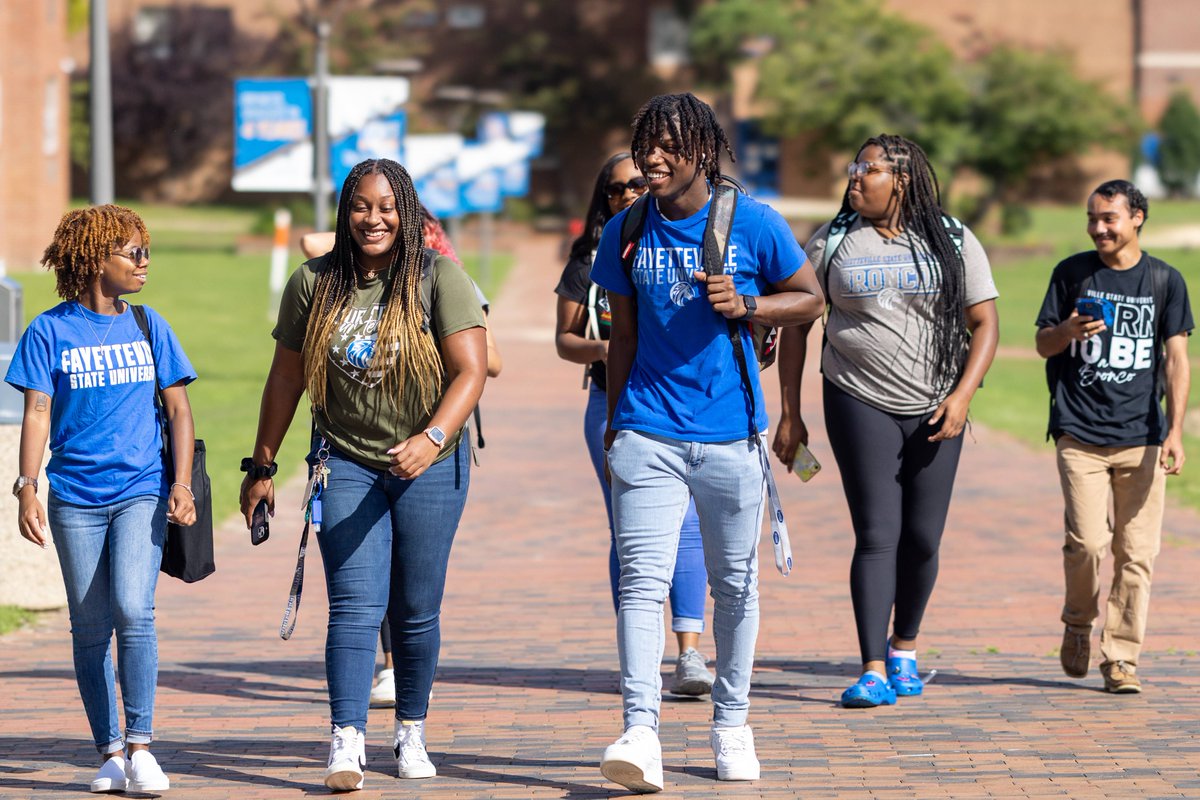 uncfsu's tweet photo. Fayetteville State University Eclipses 7,000 Students for the First Time in History!

Read more here: https://t.co/kRVY0Nl0Le 🐴 💙 🤍

#FayState #AreYouIn #NCPromiseInstitution #UNCSystem #HBCU #FreeMilitaryTuitionScholarship #AirUniversity #BroncoBoost #BroncoOneStop https://t.co/pvxLgfsqPv