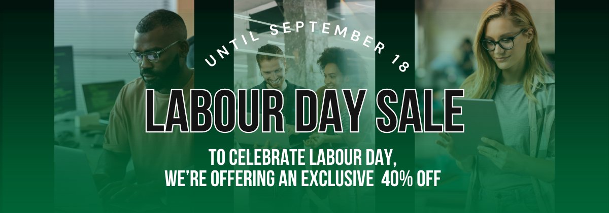 Labour Day Sale: Limited Time Offer!  Unlock 40% Off  until September 18

Calgary: Get 40% off with code CALARY40 - ow.ly/ecrs50TeC9T
Vancouver: Get 40% off with code VANCOUVER40 - ow.ly/91i050TeC9R
Toronto: Get 40% off with code TORONTO40 - ow.ly/ei2I50TeC9S