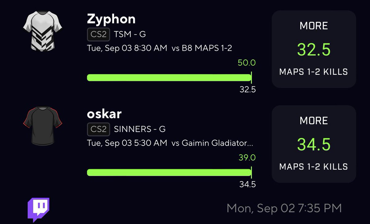 CloudyParlay's tweet image. DISCORD WAKE N CASH✅💰🔥☁️

Link in bio for all my plays🤝

#GamblingX | #PrizePicks | #Underdog | #CS2 | #eSports | #GamblingTwitter