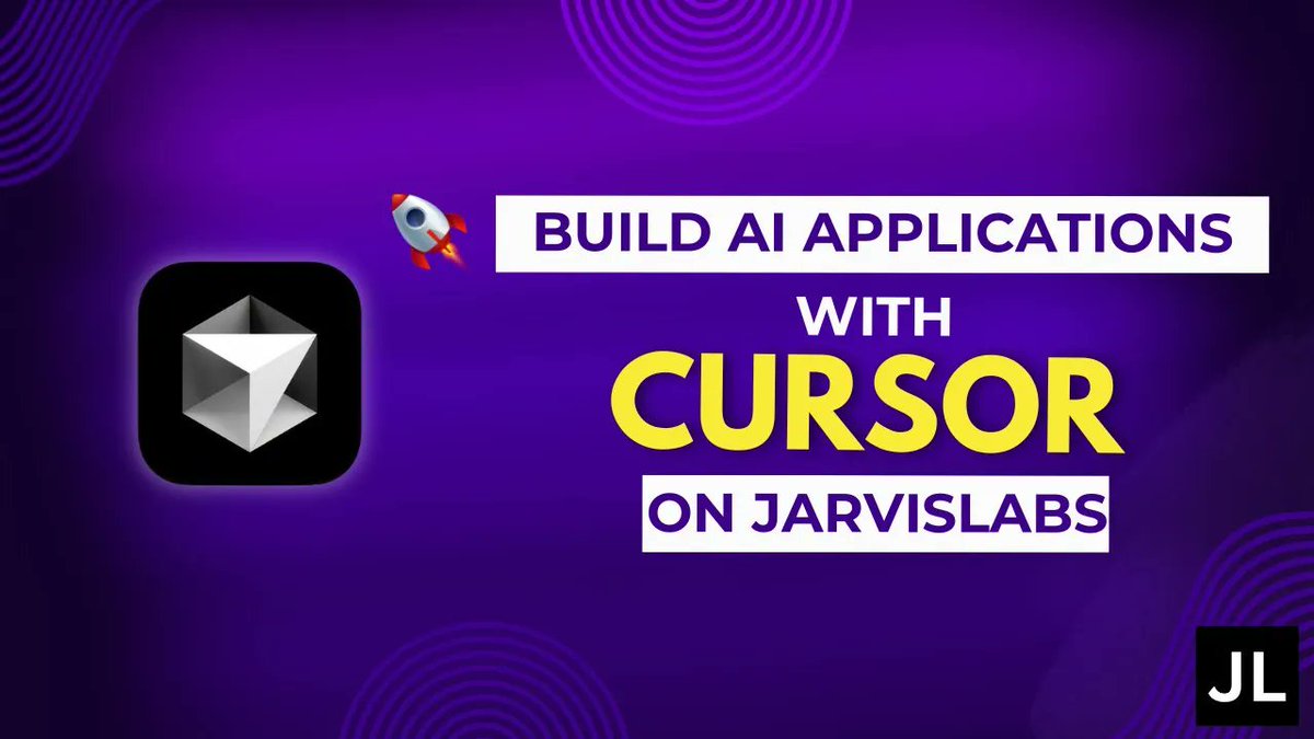 🚀 New Video: Build an AI App in 10 Minutes with Cursor &amp; JarvisLabs AI!

Just uploaded a tutorial on creating an AI-powered image captioning app using:
- Cursor (AI-enabled dev tool)
- JarvisLabs AI (GPU instance)
- Florence (pre-trained vision model)
- Gradio (for quick Python