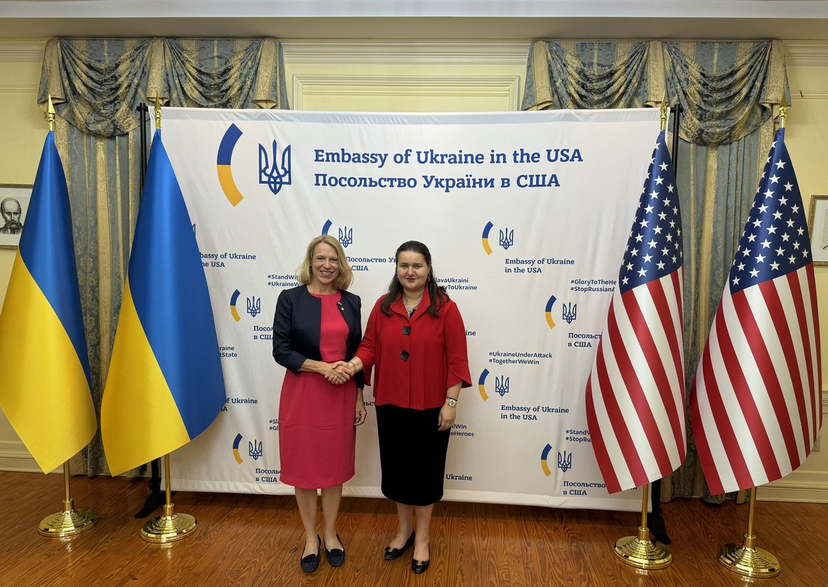 Ambassador Anniken Huitfeldt (@norwayambusa) on Twitter photo Today, I met with a fellow ambassador for the first time since my arrival. Thank you, <a href="/OMarkarova/">Oksana Markarova</a>, for a great conversation. Ukraine is high on the agenda for the Norwegian Embassy in the U.S. 🇳🇴🇺🇦 Today, I met with a fellow ambassador for the first time since my arrival. Thank you, <a href="/OMarkarova/">Oksana Markarova</a>, for a great conversation. Ukraine is high on the agenda for the Norwegian Embassy in the U.S. 🇳🇴🇺🇦