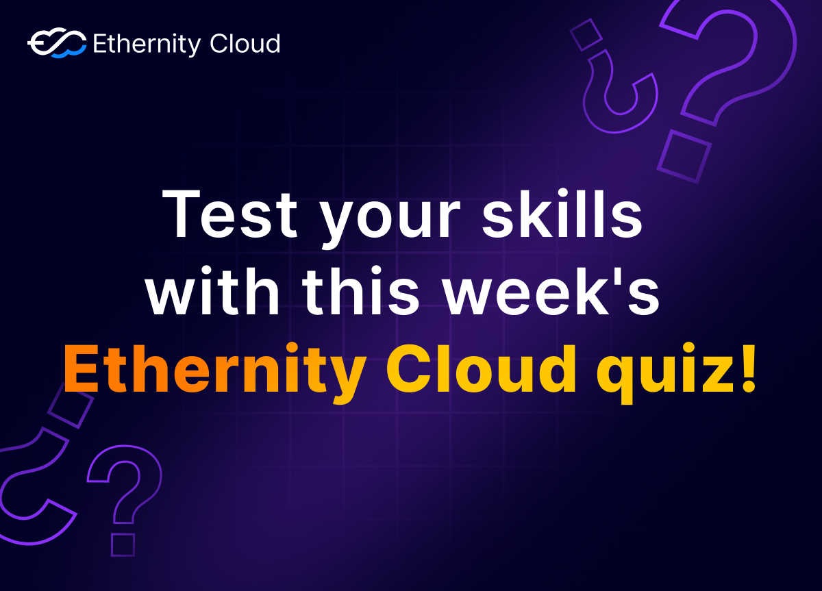Ethernity_cloud's tweet photo. In this week's #Telegram quiz, we're focusing on ecosystem growth. What strategy does #EthernityCloud use to foster growth within its ecosystem? Think you know how we keep our network thriving? Share your answer and see if you're right!
https://t.co/SZNJVHBmHg
#Web3 #DePIN $ECLD https://t.co/zL2MS7m91c