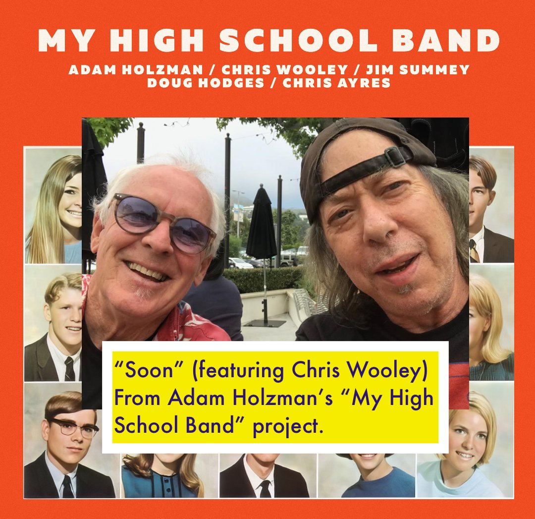 Hey everybody!  Here is "Soon," my cover of the Yes track, with my buddies Chris Wooley on vocals and guitar and Doug Hodges on bass. From "My High School Band."  Give it a good blast!!
adamholzmanofficial.bandcamp.com/track/soon